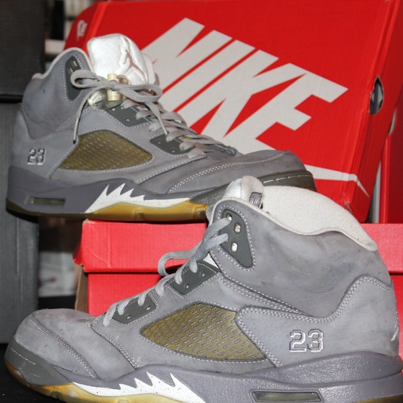 Nike Air Jordan 5 V Retro Wolf Grey 136027-005 - Picture 1 of 8